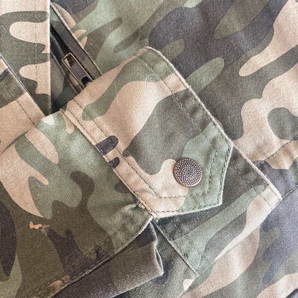 Sanctuary Designed In Los Angeles Military Zip Front Jacket  size XS - Picture 4 of 13